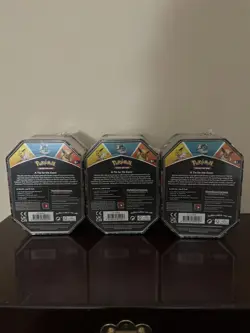 2021 Pokemon TCG - Eevee Evolutions Tin Set of 3 Factory Sealed - Image 4