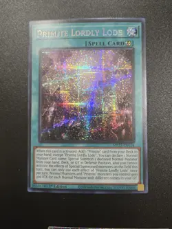 Yu Gi Oh Primite Lordly Lode (MP25-EN114) 1st edition (NM) - Image 1