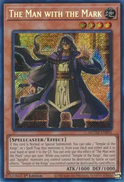 The Man with the Mark-Secret Rare - 1st Edition - MZTM-EN001 - Maze of the Ma... - Image 1