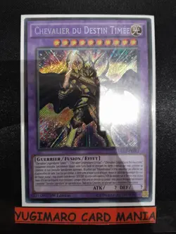 Carte Yu Gi Oh CHEVALIER DU DESTIN TIMEE DRL2-FR001 SECRETE RARE - Image 1