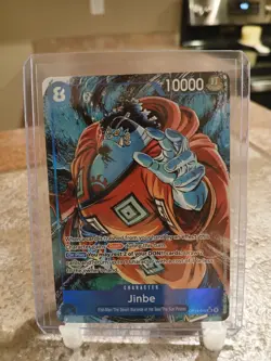 One Piece TCG Jinbe Alt Art OP14-049 SR ENG The Azure's Sea's Seven - Image 1