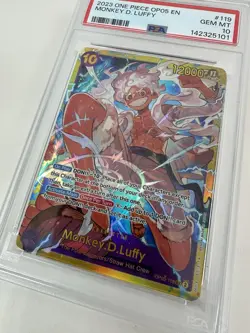 One Piece Monkey D Luffy PSA 10 OP05-119 SEC Awakening Of The New Era - Image 3