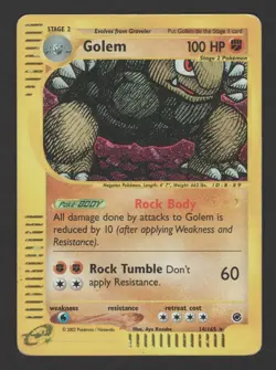 Golem Holo Expedition 14/165 ENG – Pokemon Card Rare - Image 1