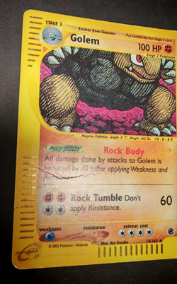 Golem Holo Expedition 14/165 ENG – Pokemon Card Rare - Image 2