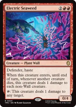 1 x Electric Seaweed - Commander: Teenage Mutant Ninja Turtles - NM-Mint - MTG - Image 1