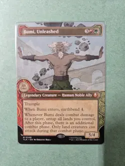 Bumi, Unleashed - Showcase Avatar: The Last Airbender TLA - NM - MTG - Image 1