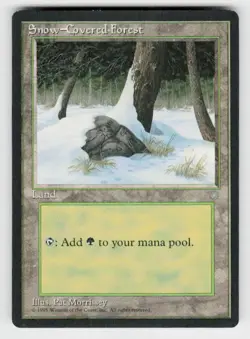 Ice Age #347 Snow-Covered Forest - Image 1