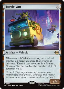 1 x Turtle Van - Teenage Mutant Ninja Turtles - NM-Mint - MTG - Image 1
