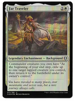 MTG Far Traveler FOIL Battle for Baldur's Gate (CLB) Uncommon Card #017 Unplayed - Image 1
