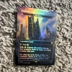 Magic: The Gathering Foil Osgiliath, Fallen Capital Legendary Land - Image 2