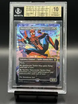 2025 MTG MARVEL'S SPIDER-MAN #0239 SPECTACULAR SPIDER-MAN BGS 10 - Image 1