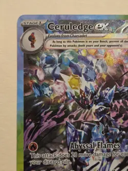 Pokemon TCG Ceruledge EX 147/131 Prismatic Evolutions Special Illustration Holo - Image 3