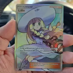 Pokemon TCG Lillie Trainer Full Art 147/149 SM Base Set Ultra Rare Foil - Image 1