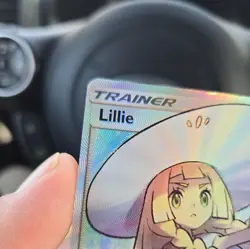 Pokemon TCG Lillie Trainer Full Art 147/149 SM Base Set Ultra Rare Foil - Image 2