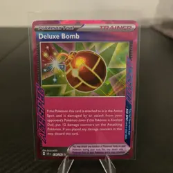 Pokemon Deluxe Bomb 134/142 SV Base Gold Secret Rare NM - Image 1