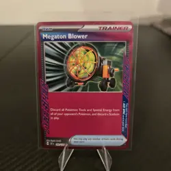 Pokemon Megaton Blower 182/191 SV Base Gold Secret Rare NM - Image 1