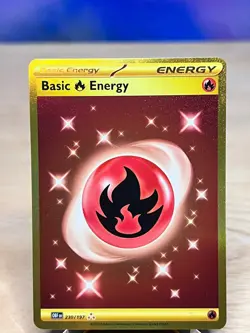 Obsidian Flames Basic Fire Energy 230/197 Hyper Rare Pokemon NM/M - Image 1