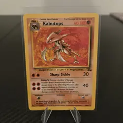 Pokemon Kabutops 24/62 Fossil Rare LP - Image 1