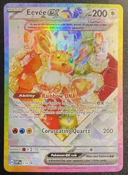 Eevee ex Full Art Promo 174 Pokemon TCG Scarlet & Violet Promo Cards NM - Image 1