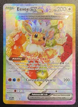 Eevee ex Full Art Promo 174 Pokemon TCG Scarlet & Violet Promo Cards NM - Image 3
