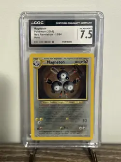 Pokemon CGC 7.5 Magneton - Neo Revelation - 2001 - 10/64 - Holo - Image 1