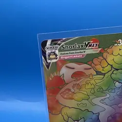 2020 Pokemon Snorlax VMAX 206/202 Rainbow Secret Rare Sword & Shield NM - Image 3