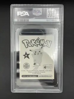 PSA 9 MINT 1999 MERLIN POKEMON #S4 BLASTOISE - PRISM - Image 2