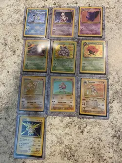 Pokemon TCG Base Set RARE Lot 1995-1999 - Image 1