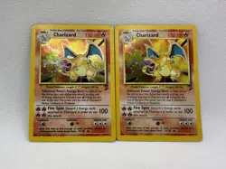 Pokemon Charizard Holographic Base Set 2 Damaged - Image 2
