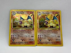 Pokemon Charizard Holographic Base Set 2 Damaged - Image 3