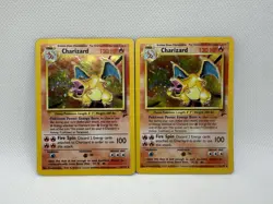 Pokemon Charizard Holographic Base Set 2 Damaged - Image 4