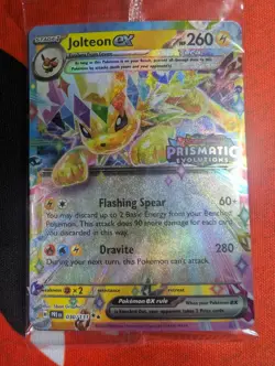 Pokemon Jolteon ex - (Prismatic Evolutions Stamped Promo 030/131 Sealed - Image 1