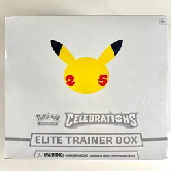Celebrations Elite Trainer Box - ETB - Factory Sealed Pokemon TCG Near Mint NM - Image 1