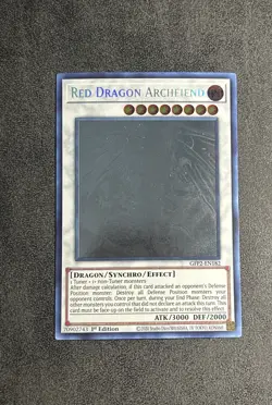 Yu-Gi-Oh Red Dragon Archfiend Ghost Rare 1st Edition GFP2-EN182 - Image 1
