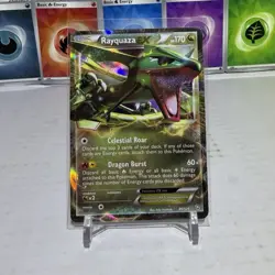 Pokemon Rayquaza EX 85/124 Dragons Exalted Holo Ultra Rare HP 170 Card - Image 1