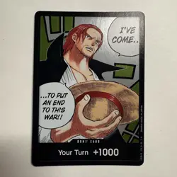 One Piece TCG Paramount War Shanks Don!! Card Foil English OP02 Alternate Art NM - Image 1