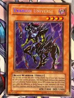 Exarion Universe CT2-EN002 LIMITED EDITION YuGiOh Card - Image 1