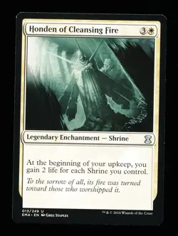 * * 1x Honden of Cleansing Fire x1 * * Eternal Masters MTG VLP Very Light Play - Image 1