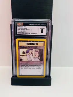 CGC 8 Professor Elm Pokemon (2003) Best Of Game Promos-3 Reverse Holo - Image 1