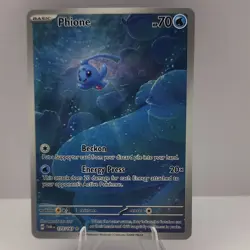 Pokemon Phione 175/167 Sv06: Twilight Masquerade Illustration Rare Holo 70 HP - Image 1