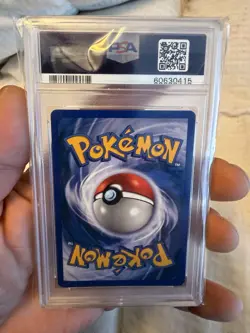 Pokemon Hitmonchan Holo Shadowless #7/102 Base Set PSA 8 - Image 2