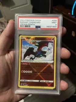 PSA 9 Mint 2023 Pokemon Crown Zenith Radiant Charizard RADIANT RARE #020 - Image 1