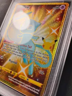 2021 Pokemon Celebrations FA/MEW #025/025 PSA 9 MINT GRADED - Image 3