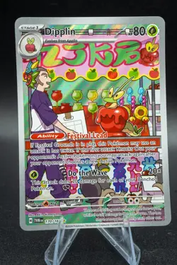 Pokemon Dipplin - Twilight Masquerade - 170/167 - Illustration Rare Light Play + - Image 1