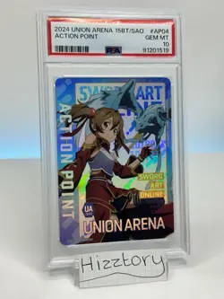 Union Arena Sword Art Online Silica Action Point PSA 10 - Image 1