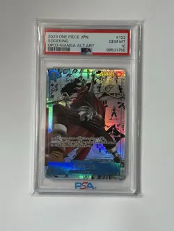 PSA 10 - One Piece TCG Sogeking Manga Card OP03-122 Japanese - Image 1