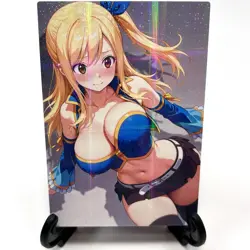 Fairy Tail Lucy Heartfilia Sexy Anime Waifu Girl Doujin Lewd Goddess Story Card - Image 2