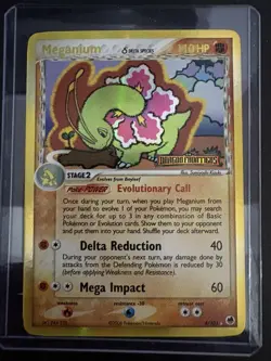 Pokemon Card - Dragon Frontiers 4/101 - MEGANIUM (reverse holo) - Image 1