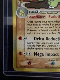 Pokemon Card - Dragon Frontiers 4/101 - MEGANIUM (reverse holo) - Image 5