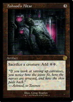 MTG: The Brothers' War: Retro Frame Artifacts: Ashnod's Altar: LP Condition - Image 1